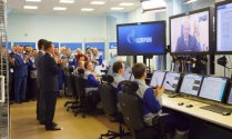 Киринская газо-добывающая платформа. Видеоконференция В. Путина Киринская газо-добывающая платформа. Видеоконференция В. Путина